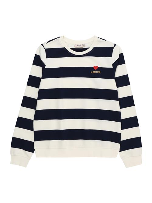 ONLY GIRLS Sweatshirt 'Serena'  marin / gul / rød / hvid