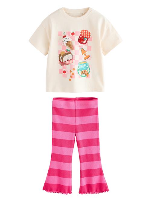 Next Sæt  brun / magenta / lys pink / hvid