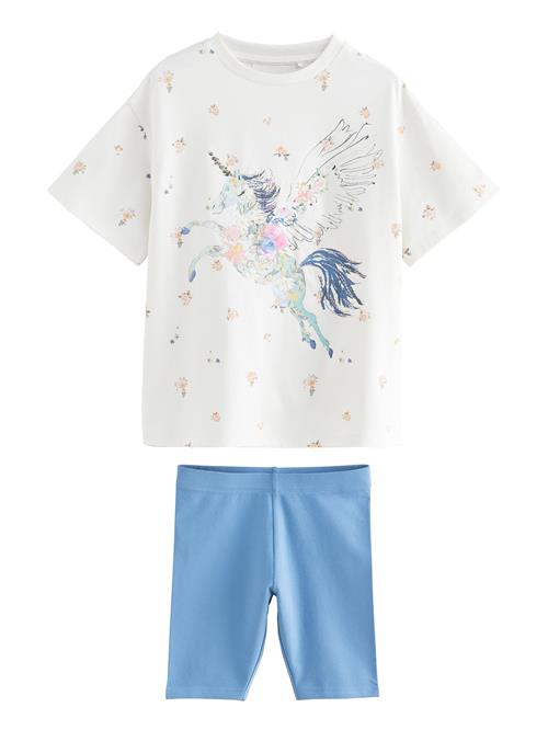 Next Sæt  ecru / navy / himmelblå / lyserød