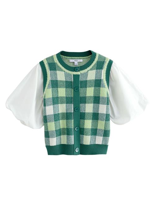 Next Pullover  grøn / hvid