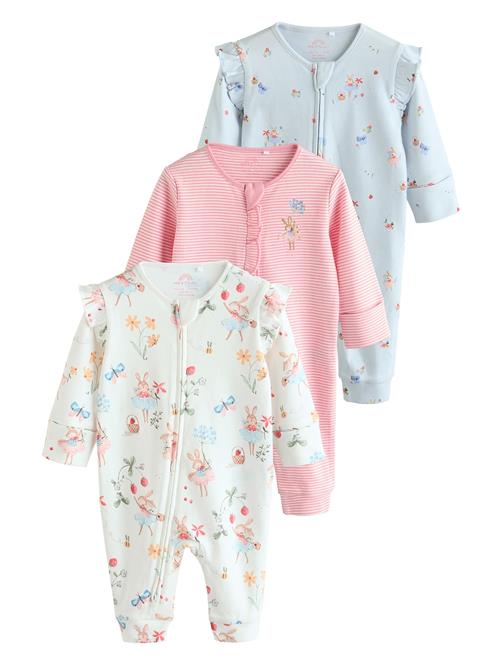 Next Sparkedragt/Body  lyseblå / orange / pink / hvid