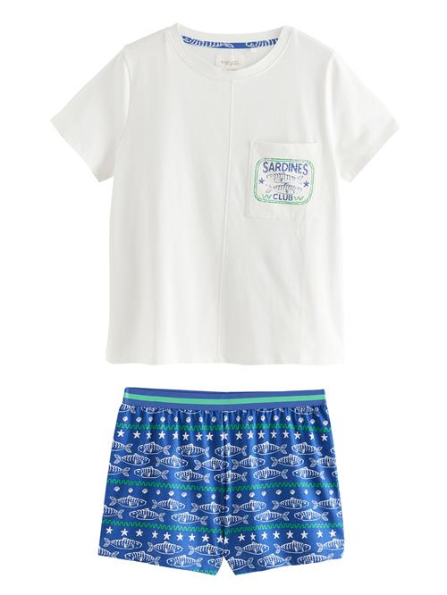 Next Pyjamas  blå / hvid