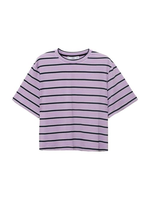 MANGO Shirts 'MOCA'  lilla / sort