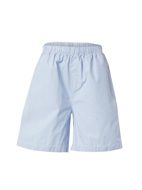 Carhartt WIP Bukser 'Nota'  lyseblå / sort / hvid