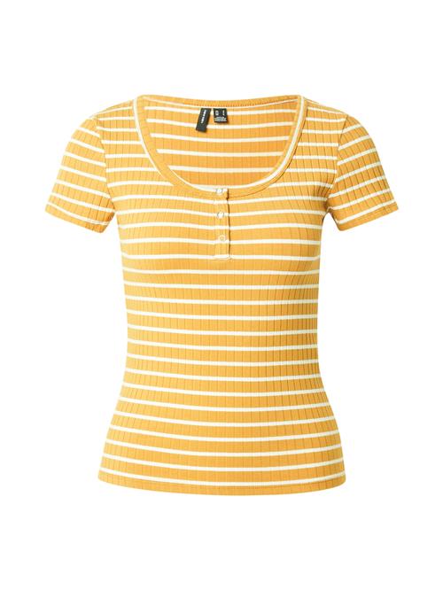 VERO MODA Shirts 'VMSEA'  gylden gul / hvid