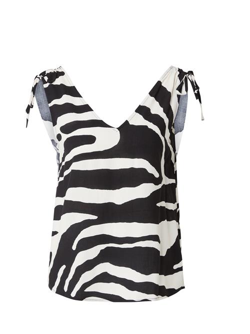ONLY Bluse 'ONLNOVA'  sort / hvid