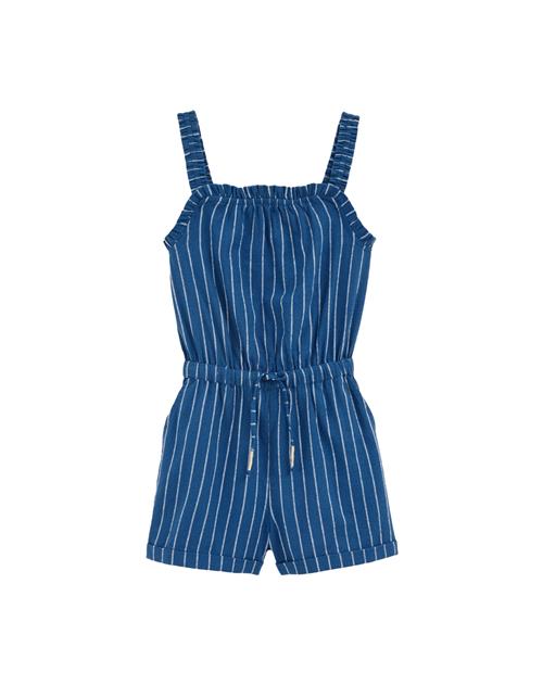 WE Fashion Overall  koboltblåt / hvid