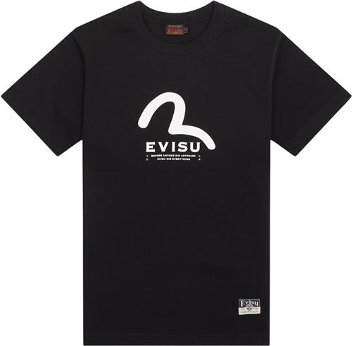 Evisu Seagull Print Multi Pocket T-Shirt