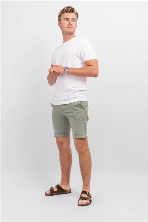 Chino Shorts - Olive - Herre - XL - TeeShoppen