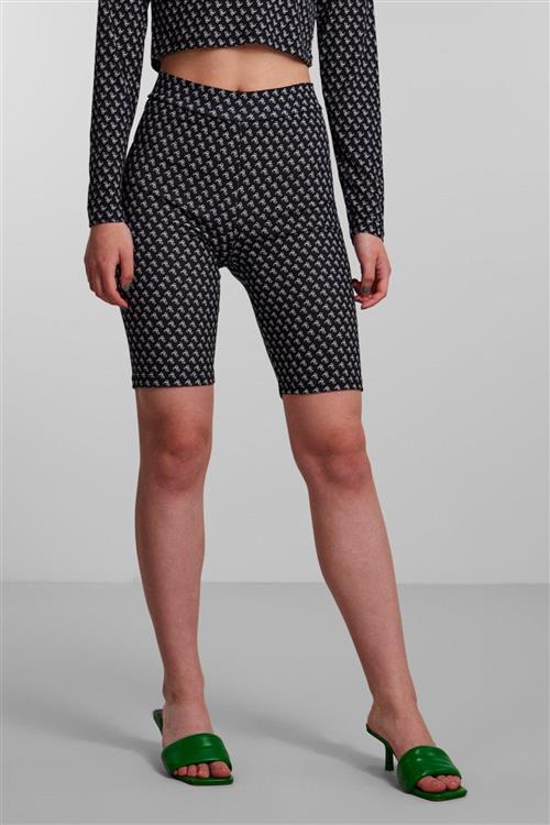 Ammi High Waist Bike Shorts - Sort - L - PIECES