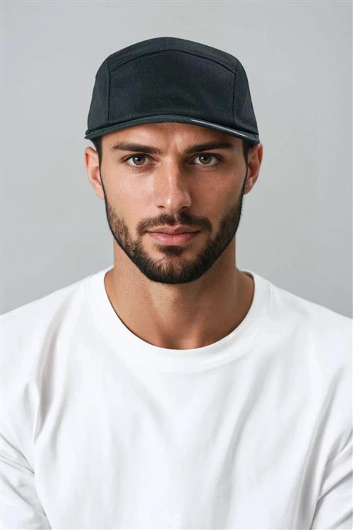 5 Panel Cap - Black - One Size - Urban Classics