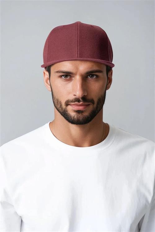 Classic Snapback - Maroon/Maroon - One Size - TeeShoppen