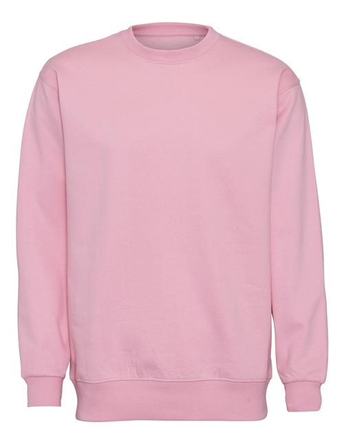 Crewneck Trøje - Lyserød - Herre - M - TeeShoppen