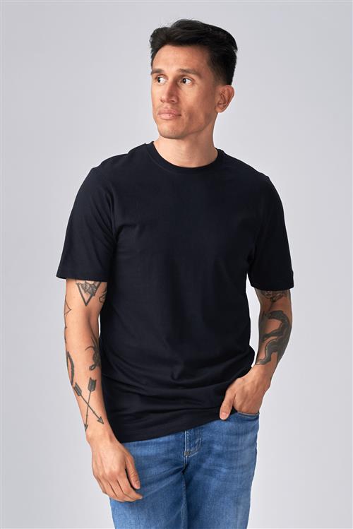 Basic T-shirt - Dark Navy - Herre - 2XL - TeeShoppen