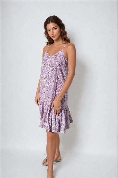Star Singlet Kjole - Lemon Meringue - M - ONLY
