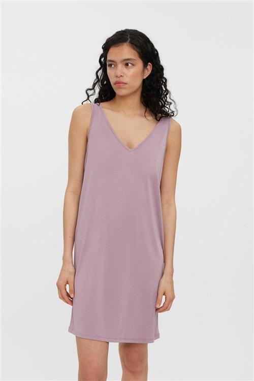 Filli V-Neck Kjole - Elderberry - Herre - L - Vero Moda