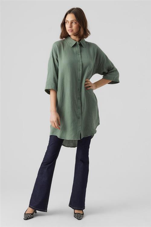 Natali Oversized Skjorte - Laurel Wreath - S - Vero Moda