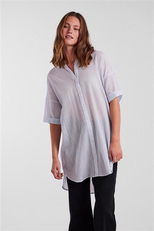 Terrra Lang Skjorte - Kentucky Blue - S - PIECES