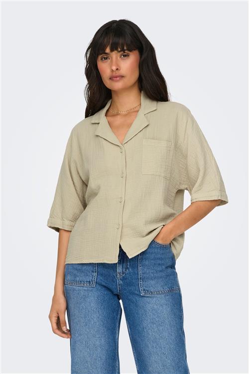 Thyra Skjorte - Oxford Tan - S - ONLY