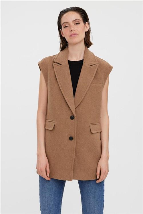 Edna Waistcoat - Tigers Eye - M - Vero Moda