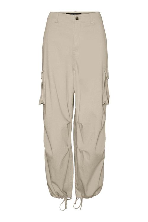 Emili Baggy Cargo Bukser - Oyster Gray - S/32 - Vero Moda