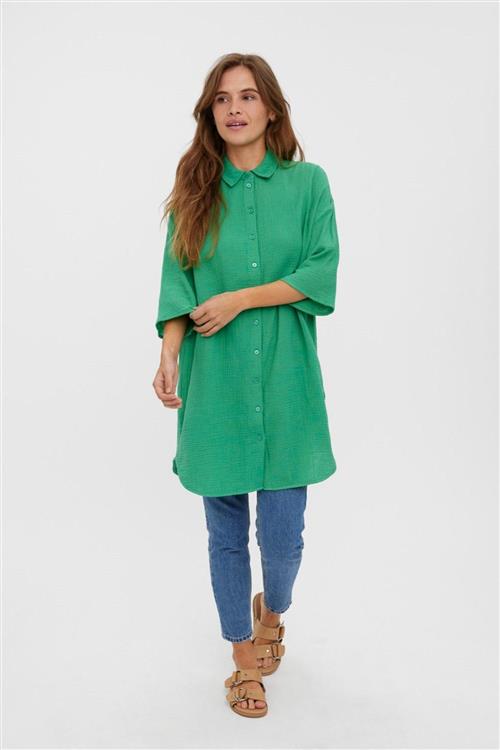 Natali 3/4 overshirt - Holly Green - M - Vero Moda