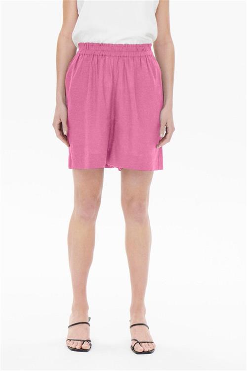 Tokyo Linen Shorts - Sachet Pink - L - ONLY