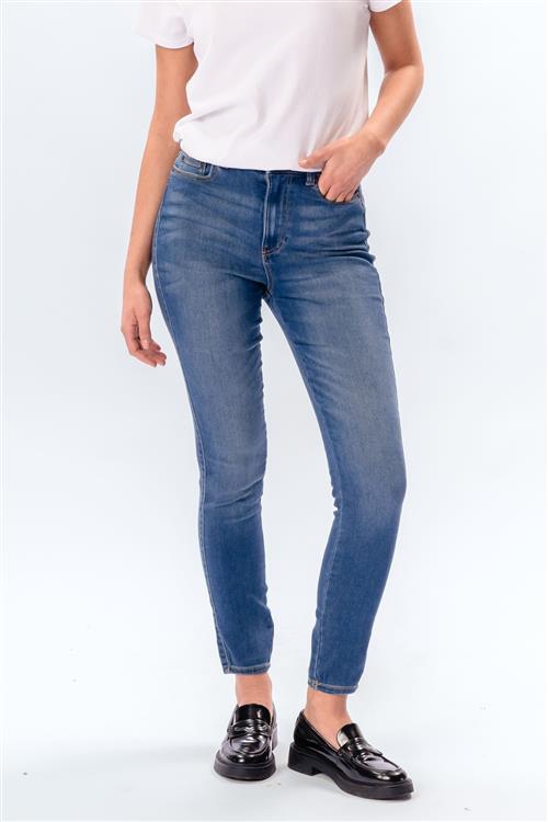 Originale Performance Skinny Jeans - Light Blue Denim - Dame - M/34 - TeeShoppen