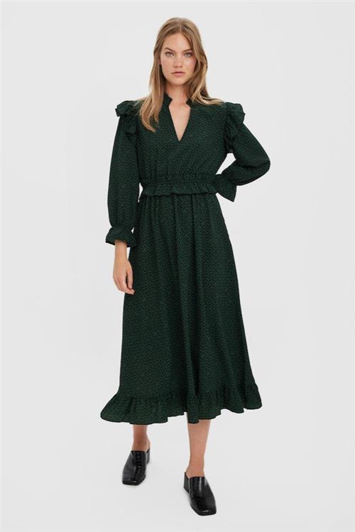Vienna Calf Kjole - Greener Pastures - L - Vero Moda
