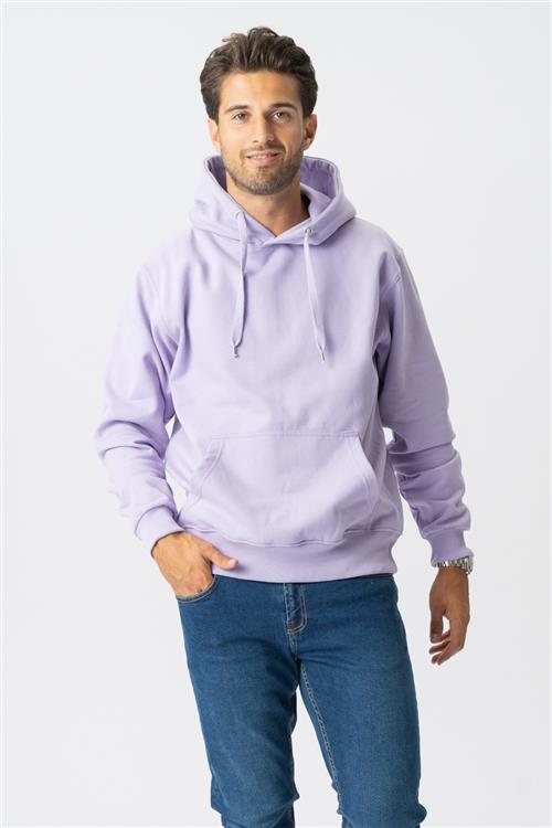 Basic hoodie - Lavendel - Herre - M - TeeShoppen