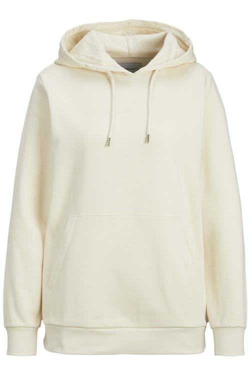 Basic Hoodie Sweat - Lys Beige - Dame - M - TeeShoppen