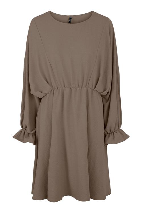 Flore Long Sleeve Kjole - Brun - Dame - L - PIECES