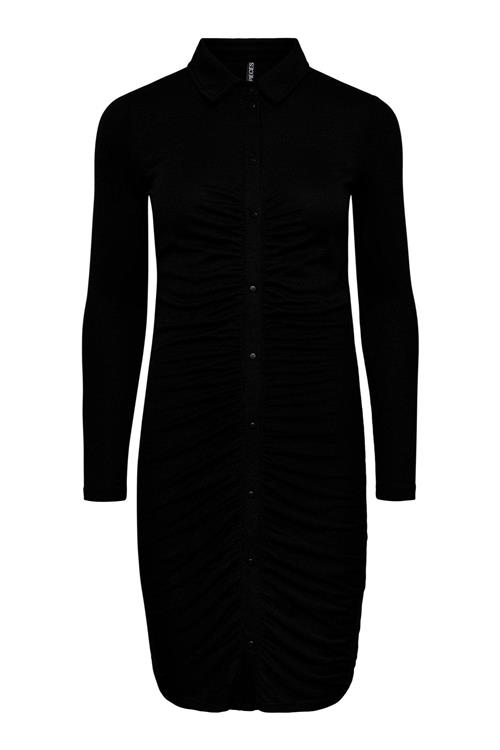 Norma Long Sleeve Dress - Sort - Dame - XL - PIECES