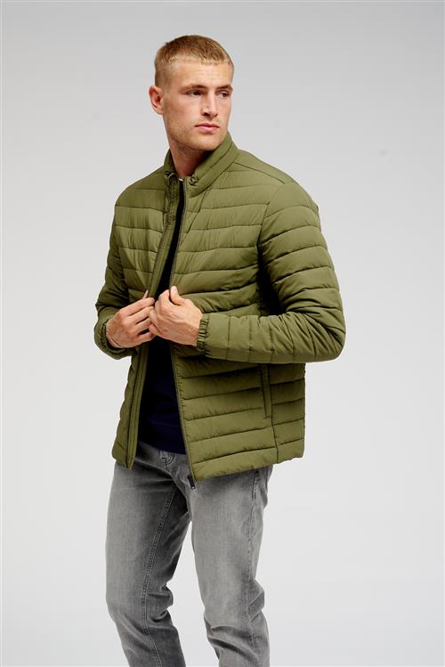 Basic Let Pufferjakke - Olive Night - Herre - S - TeeShoppen