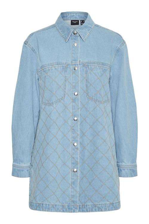 Mayla Denim Skjorte - Light Blue Denim - L - Vero Moda