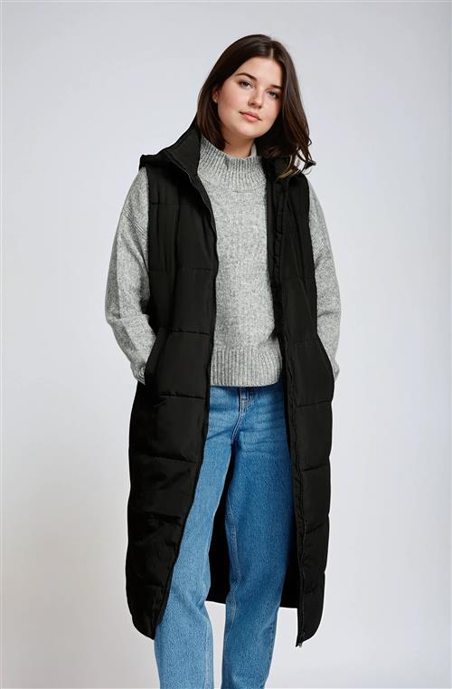 Rebecca Vest - Sort - Dame - XS - TeeShoppen