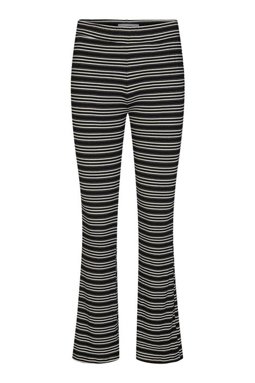 Natalia Flair Pants - Sort Guld Lurex - Dame - L - Liberté