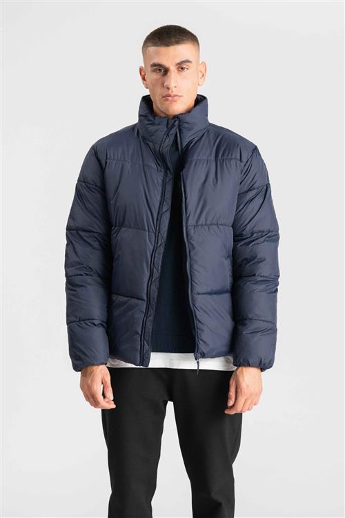 Puffer Jakke - Navy - Herre - L - TeeShoppen
