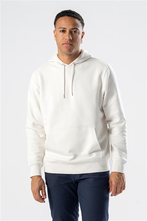 Sweatshirt Hoodie - Beige - Herre - L - TeeShoppen