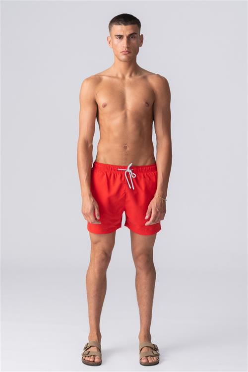 Badeshorts - Rød - 2XL - TeeShoppen