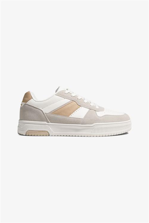 Classic Sneaker - White/Beige - 44 - TeeShoppen