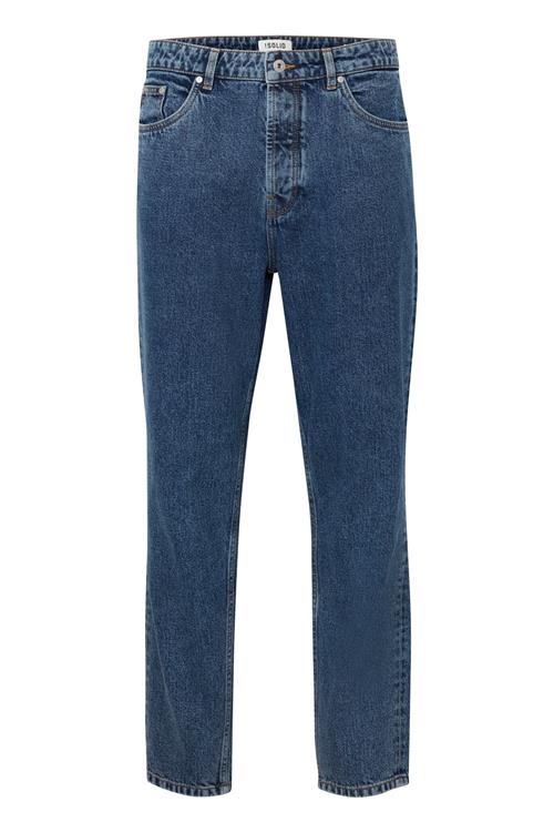 Dylan Dad Fit Jeans - Blue Denim - Herre - 34/30 - Solid