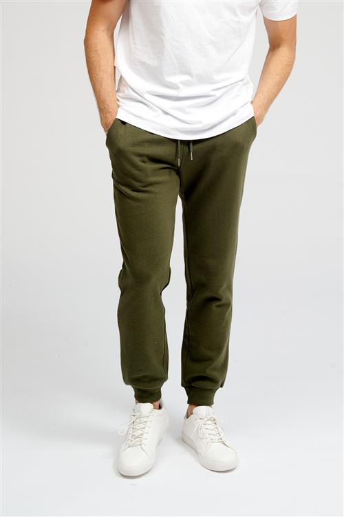 Basic Sweatpants - Mørkegrøn - Herre - XL - TeeShoppen