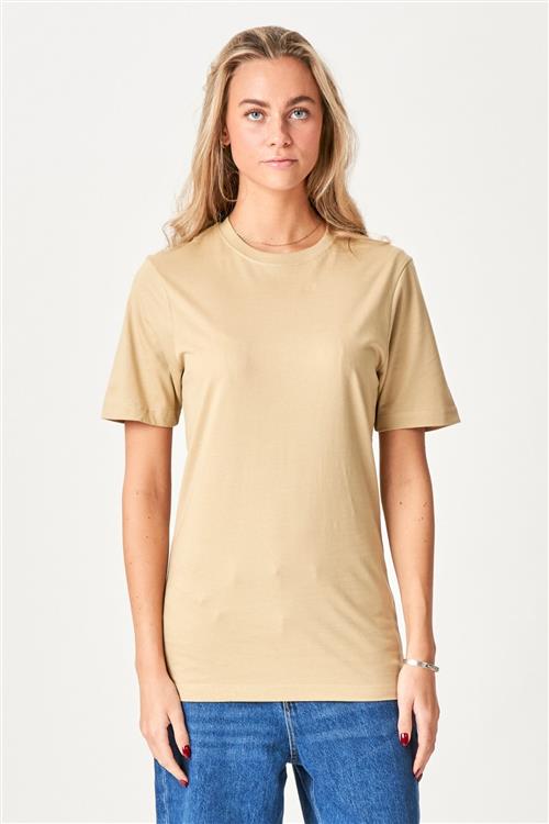 Boyfriend Tee - Sand - Dame - 2XL - TeeShoppen