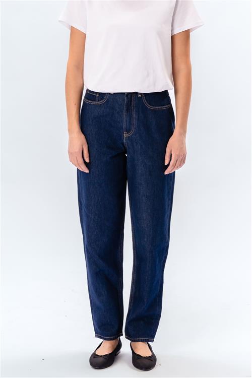 Originale Performance Mom Jeans - Dark Blue Denim - Dame - 25/34 - TeeShoppen
