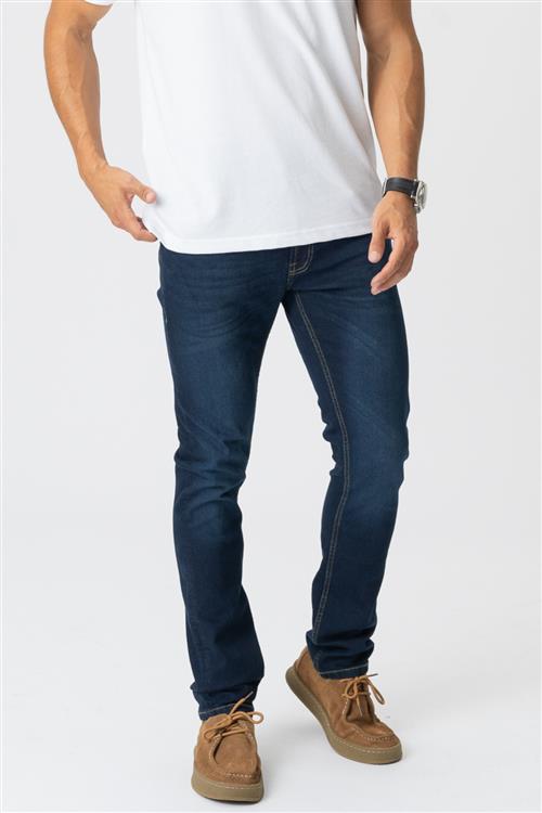 Originale Performance Jeans (Slim) - Dark Blue Denim - Slim fit - Herre - 36/30 - TeeShoppen