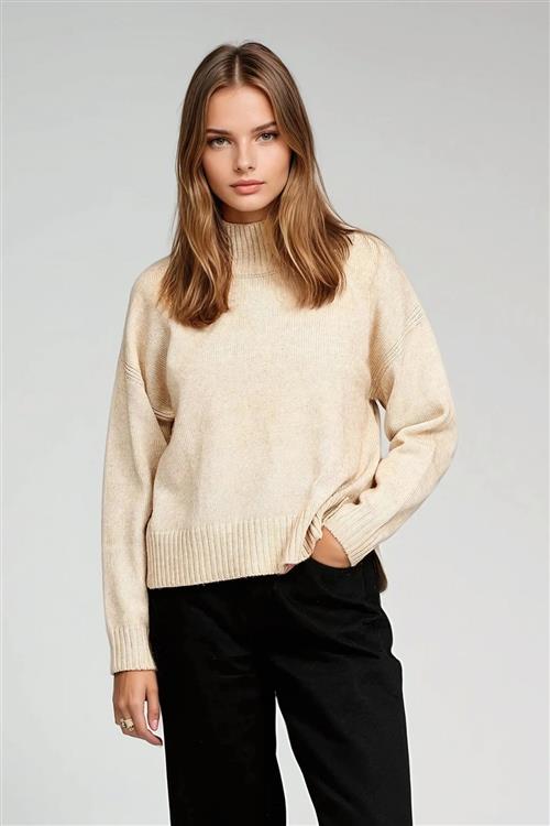 Julia Strik - Beige - Dame - M - TeeShoppen