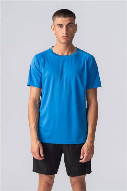 Se Trænings T-shirt - Blå - Herre - XL - TeeShoppen ved Teeshoppen