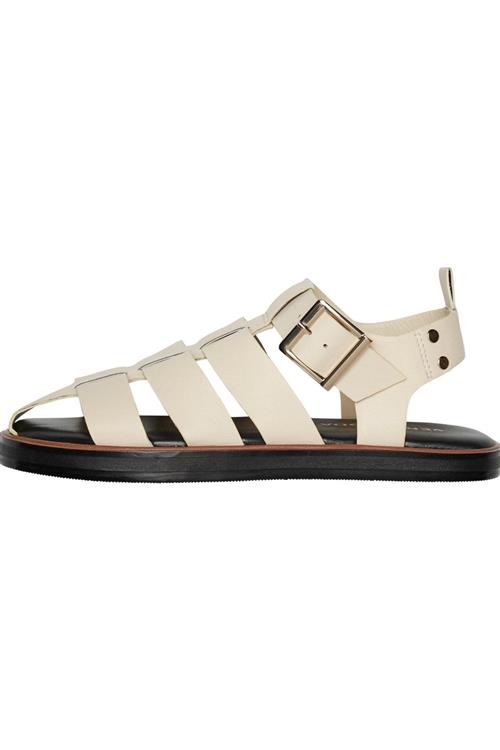 Gitta Læder Sandal - Oatmeal - Dame - 38 - Vero Moda