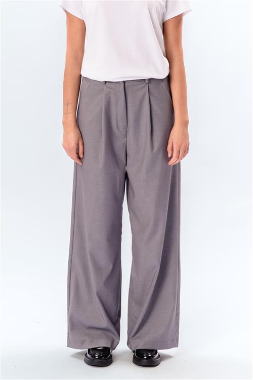 Nadia Pants - Lyse grå - L - TeeShoppen